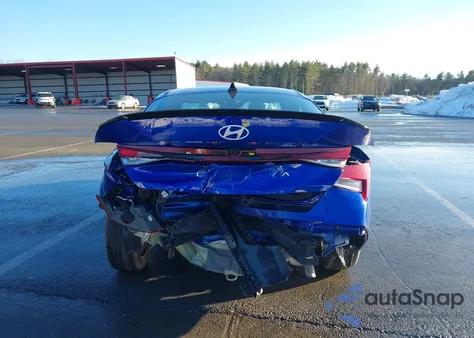 2025 Hyundai Elantra Sel Sport from USA, damaged, VIN KMHLM4DGXSU915185